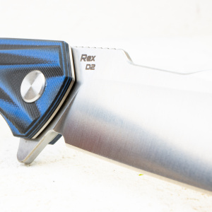 Нож Mr.Blade/Shifter Rex, D2 Tool Steel, G10 Black-Blue, MBS037 Нож Mr.Blade/Shifter Rex, D2 Tool Steel, G10 Black-Blue, MBS037