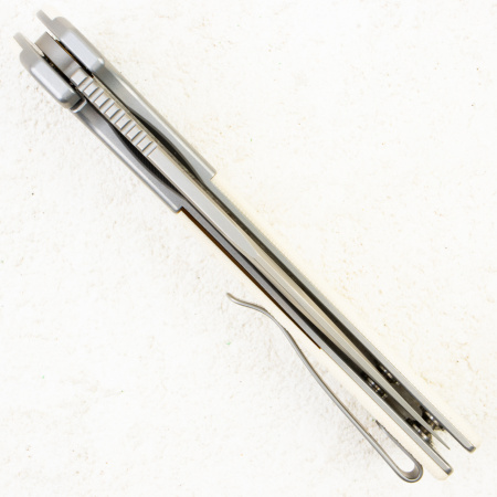 CIVIVI Cachet Flipper, 14C28N, White G10 / Steel, C20041B-2