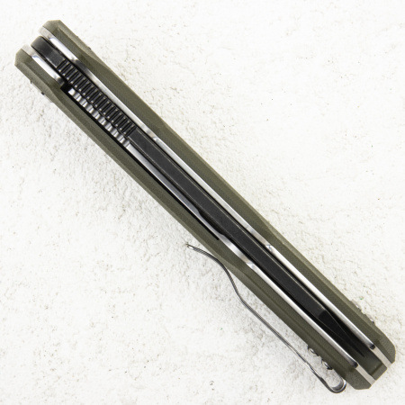 Нож QSP Phoenix, D2 Blackwash, G10 Green Нож QSP Phoenix, D2 Blackwash, G10 Green - купить в интернет-магазине Blademan