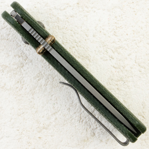 Нож WE Knife Banter 2, Gray Stonewashed, CPM S35VN, Micarta Green Handle, WE23075-3 Нож WE Knife Banter 2, Gray Stonewashed, CPM S35VN, Micarta Green Handle, WE23075-3