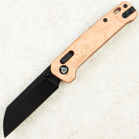 Нож QSP Penguin V2, Black, 14C28N, G10 Copper Handle, QS130GL-F2