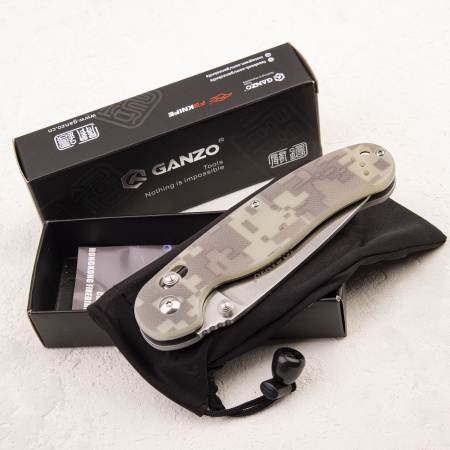 Нож Ganzo G727M, 440C, G10 Camouflage Нож Ganzo G727M, 440C, G10 Camouflage - купить в интернет-магазине Blademan