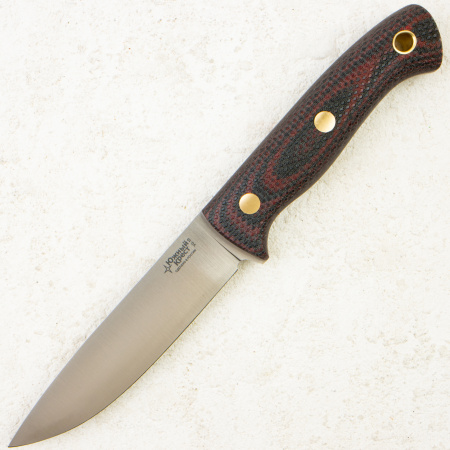 Нож Южный Крест Шершень L, VG-10, Convex, Micarta Black/Red, Насечка