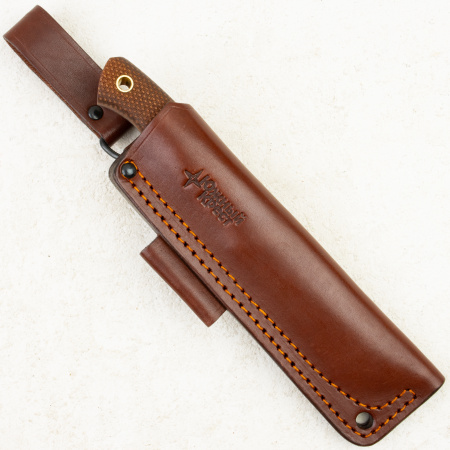 Нож Южный Крест Fang L, VG-10, Micarta Coyote, Насечка