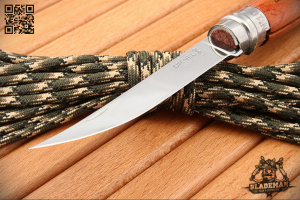 Нож филейный Opinel №10, Нержавеющая сталь, Бубинга - складной туристические ножи из стали