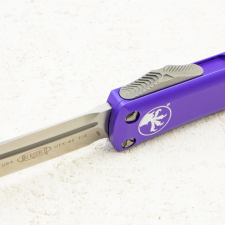 Нож Microtech UTX-85 Tanto, Satin, M390, Aluminium Purple, 233-4 PU Нож Microtech UTX-85 Tanto, Satin, M390, Aluminium Purple, 233-4 PU