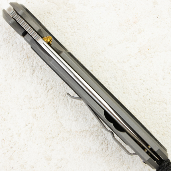 Нож Chris Reeve Large Sebenza 31 Inlay, CPM MagnaCut, Titanium/Bog Oak Handle, L31-1100