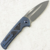 Нож WE Knife Sylox, Gray Stonewashed, M390, Titanium/Carbon Blue Handle, WE24027-2 Нож WE Knife Sylox, Gray Stonewashed, M390, Titanium/Carbon Blue Handle, WE24027-2