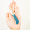 Нож Spyderco Manbug, K390, FRN Blue, MFPK390 Нож Spyderco Manbug, K390, FRN Blue, MFPK390