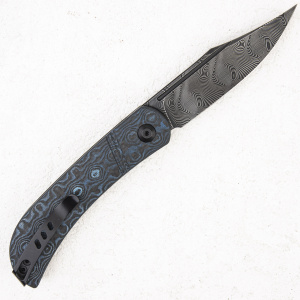 Нож CIVIVI Appalachian Drifter, Damascus, Rose Pattern Carbon/G10 Blue, C2015DS-2 Нож CIVIVI Appalachian Drifter, Damascus, Rose Pattern Carbon/G10 Blue, C2015DS-2