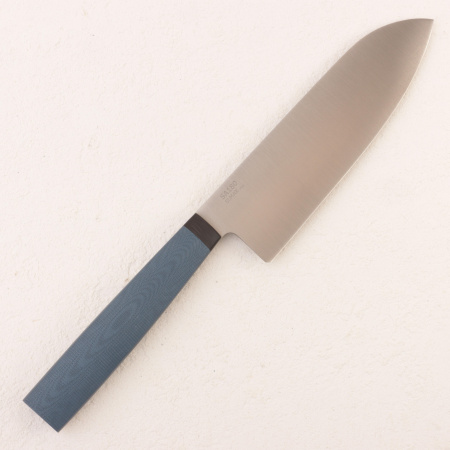 Нож большой Cантоку OWL SA180 F, Elmax Cryo, G10 Navy Blue, (Эксклюзивный цвет)