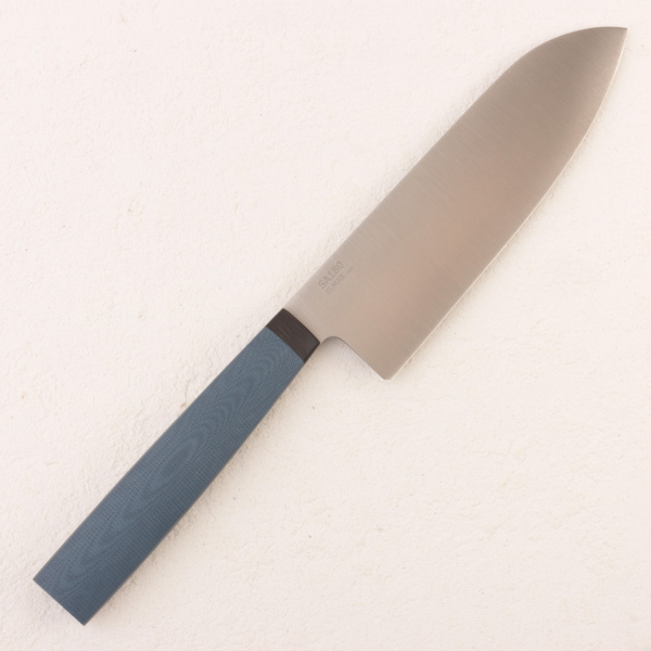 Нож большой Cантоку OWL SA180 F, Elmax Cryo, G10 Navy Blue, (Эксклюзивный цвет)