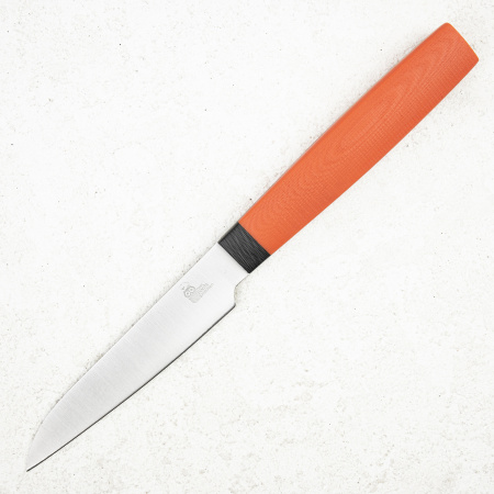 Нож овощной OWL P100 F, N690 Cryo, G10 Orange