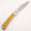 Нож WKL Mockingbird, ELMAX, Titanium/Micarta Yellow, WKL02