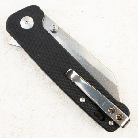 Нож QSP Penguin Button Lock, 14C28N, G10 Black, QS130BL-A1