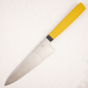 Нож мини шеф OWL CH160 F, Cromax PM, G10 Yellow - купить в интернет-магазине Blademan