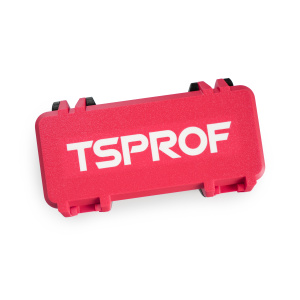 Кейс для абразивов TSPROF, пластик, 7 мест, TS-MS2401570 Кейс для абразивов TSPROF, пластик, 7 мест, TS-MS2401570
