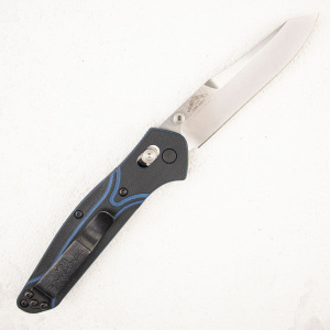 Нож Benchmade Osborne 940-1501, CPM-20CV, G10 Black/Blue - складной туристические ножи из стали Нож Benchmade Osborne 940-1501, CPM-20CV, G10 Black/Blue - складной туристические ножи из стали