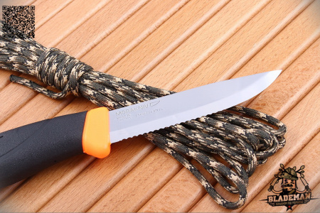 Нож Morakniv Companion F Serrated, Нерж. Сталь - купить в интернет-магазине Blademan