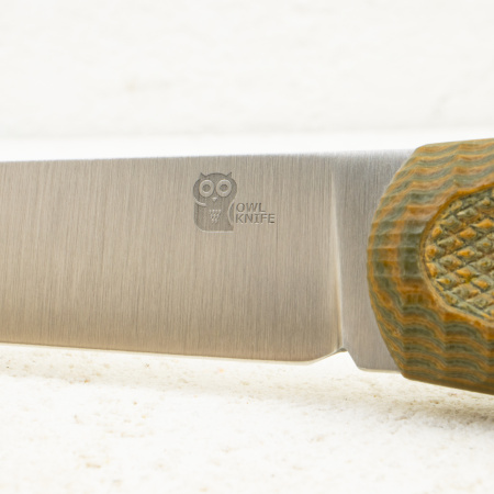 Нож OWL North S F, Elmax Cryo, G10 Sand/Olive, Kydex