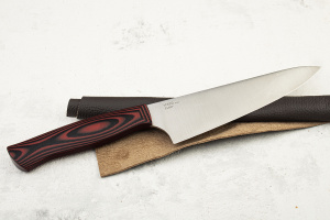 Нож минишеф OWL S160 F, M390 Cryo, G10 Black-Red - купить в интернет-магазине Blademan