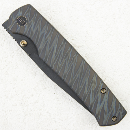 Нож WE Knife Evoke, 20CV, Titanium Tiger Stripe Black - купить в интернет-магазине Blademan