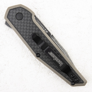 Нож Kershaw Fraxion, 8Cr13MoV, Blackwash, G10/Carbon Tan, 1160TANBW Нож Kershaw Fraxion, 8Cr13MoV, Blackwash, G10/Carbon Tan, 1160TANBW