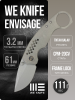 Нож WE Knife Envisage, CPM 20CV, Titanium Gray Нож WE Knife Envisage, CPM 20CV, Titanium Gray
