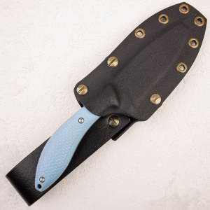 Нож WKL Quebec, N690, Micarta Blue, Kydex Classic - купить в интернет-магазине Blademan