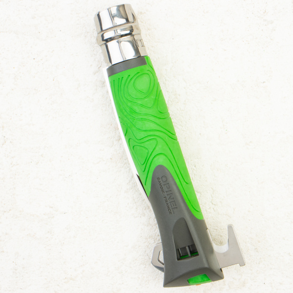 Нож Opinel №12 Explore, XC90, Plastic/Rubber Green, 1899
