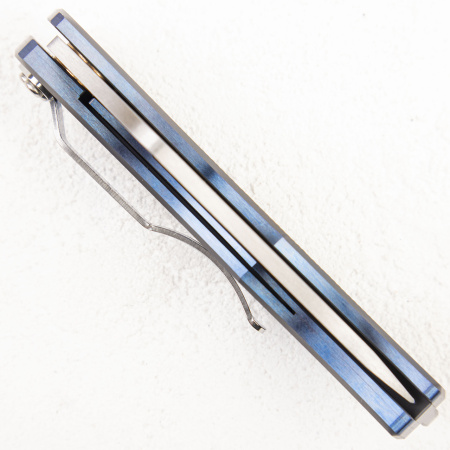 Нож Spyderco Vrango, S30V, Titanium Blue Нож Spyderco Vrango, S30V, Titanium Blue - купить в интернет-магазине Blademan