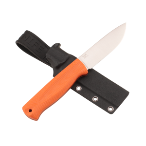 Нож OWL Hoot F, CPR Cryo, G10 Orange Handle, Kydex