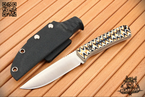 Нож OWL Barn F, M390, G10 Tiger-Orange, Kydex - купить в интернет-магазине Blademan