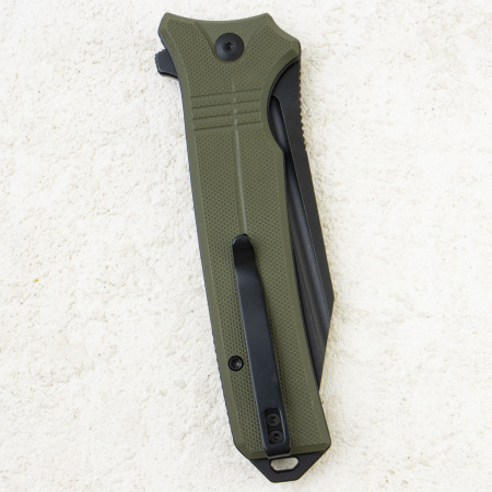 Нож CIVIVI Neurohaptic, Black Stonewashed Nitro-V, G10 Green Handle, C23080-3
