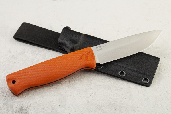 Нож OWL Hoot F, M390 Cryo, G10 Orange, Kydex - купить в интернет-магазине Blademan
