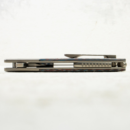 Нож QSP Capybara, M390, Carbon Fiber / Titanium Handle, QS152-B1