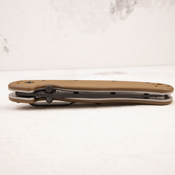 Нож Ontario Rat 1, AUS-8, Black, Coyote Brown Nylon, 8846CB - купить в интернет-магазине Blademan