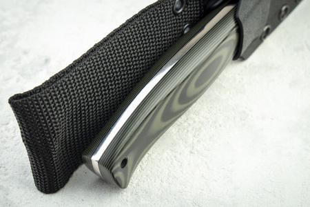 Нож Apus Knives Destruktor west, N690, G10 Green-Black, Kydex Classic - купить в интернет-магазине Blademan