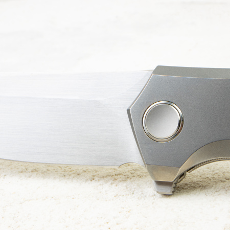 Нож WE Knife Acuminal, Rubbed Satin Vanax, Titanium Handle, WE23070-2 Нож WE Knife Acuminal, Rubbed Satin Vanax, Titanium Handle, WE23070-2