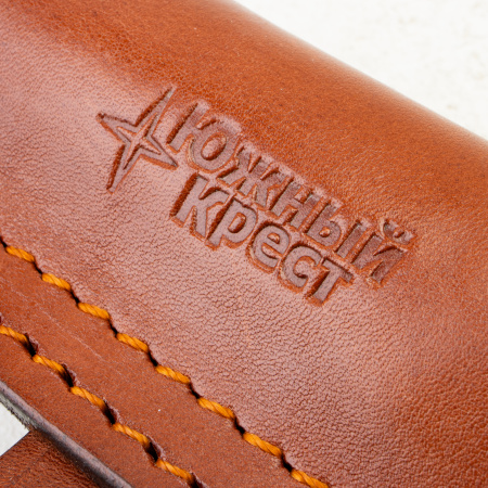 Нож Южный Крест Шершень, VG10, Конвекс, Микарта Черная, Насечка