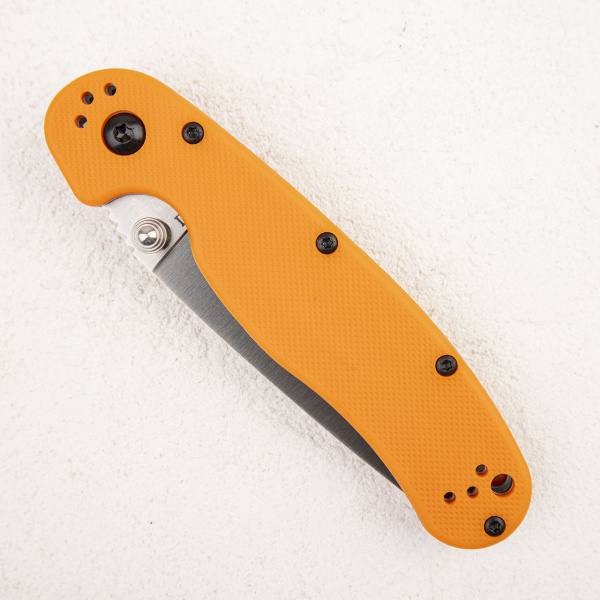 Нож Ontario Rat 2, AUS8, Orange, Satin Blade
