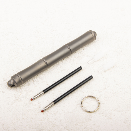 Тактическая ручка WE KNIFE Syrinx Grey, 6AL4V Titanium - купить в интернет-магазине Blademan