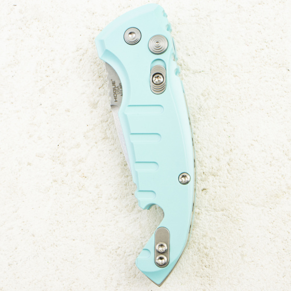 Нож Hogue A01-MicroSwitch, CPM 154, AluНож Hogue A01-MicroSwitch, CPM 154, Aluminum Aqua, 24123minum Aqua, 24123