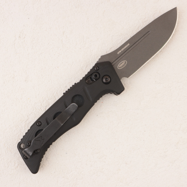 Нож Benchmade Mini Auto Adamas, CruWear, Black G10 Handle, 2730GY-1