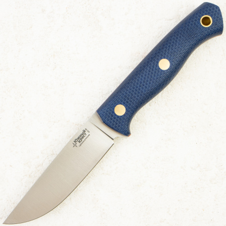 Нож Южный Крест Fang L, Elmax, Micarta Blue, Насечка. 252