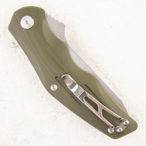 Нож QSP Pangolin, D2, G10 Green - складной туристические ножи из стали