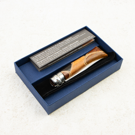 Нож Opinel №6 Chaperon, 12C27, Ebony Wood, Футляр, 1400