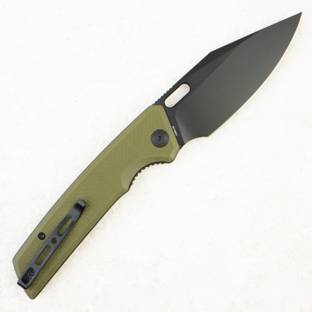 Нож SENCUT GlideStrike Thumb Hole Knife OD Green Coarse G10, S23018-3 Нож SENCUT GlideStrike Thumb Hole Knife OD Green Coarse G10, S23018-3 - купить в интернет-магазине Blademan
