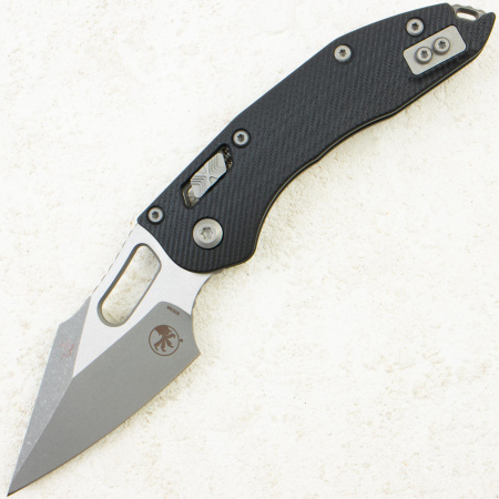 Нож Microtech Stitch RAM-LOK, Apocalyptic, M390, Fluted G10 Black, 169RL-10 Нож Microtech Stitch RAM-LOK, Apocalyptic, M390, Fluted G10 Black, 169RL-10