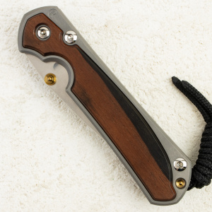 Нож Chris Reeve Small Sebenza 31 Inlay, Polished CPM MagnaCut, Titanium/Macassar Ebony Handle, S31-1140 Нож Chris Reeve Small Sebenza 31 Inlay, Polished CPM MagnaCut, Titanium/Macassar Ebony Handle, S31-1140